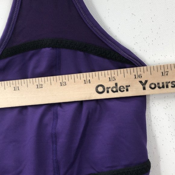 Lululemon commit Lolo Purple Sleeveless Athletic Yoga Pullover Tank Top Size 12 - Picture 2 of 7